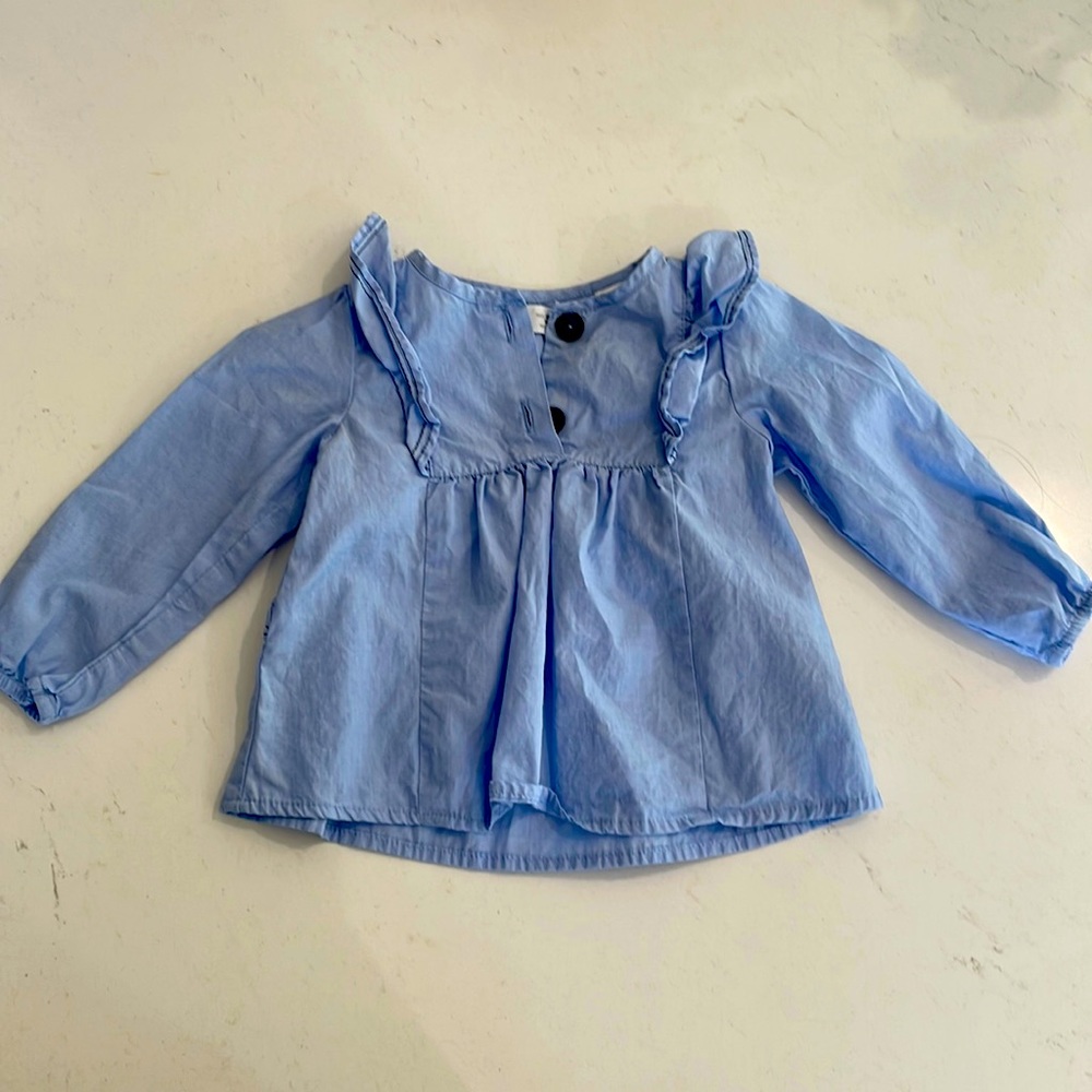 Baby Zara Chambray Top